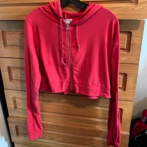 Forever 21 active wear cropped sweater